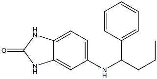 5-[(1-phenylbutyl)amino]-2,3-dihydro-1H-1,3-benzodiazol-2-one 구조식 이미지