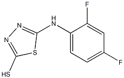 5-[(2,4-difluorophenyl)amino]-1,3,4-thiadiazole-2-thiol Structure