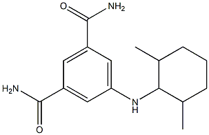 5-[(2,6-dimethylcyclohexyl)amino]benzene-1,3-dicarboxamide Structure