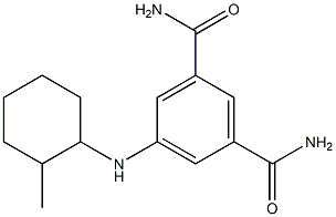 5-[(2-methylcyclohexyl)amino]benzene-1,3-dicarboxamide 구조식 이미지