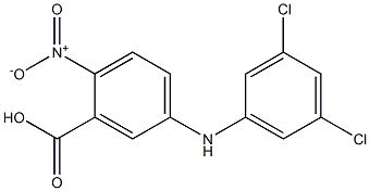 5-[(3,5-dichlorophenyl)amino]-2-nitrobenzoic acid Structure