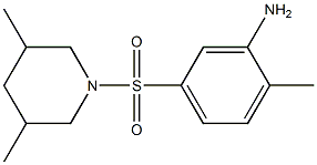 5-[(3,5-dimethylpiperidine-1-)sulfonyl]-2-methylaniline 구조식 이미지