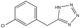 5-[(3-chlorophenyl)methyl]-1H-1,2,3,4-tetrazole 구조식 이미지