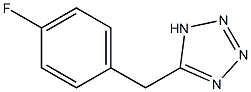 5-[(4-fluorophenyl)methyl]-1H-1,2,3,4-tetrazole 구조식 이미지