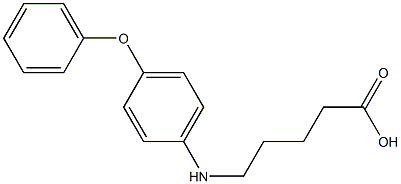 5-[(4-phenoxyphenyl)amino]pentanoic acid 구조식 이미지