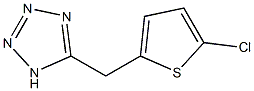 5-[(5-chlorothiophen-2-yl)methyl]-1H-1,2,3,4-tetrazole 구조식 이미지