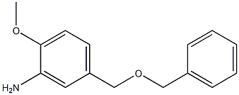 5-[(benzyloxy)methyl]-2-methoxyaniline 구조식 이미지