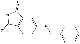 5-[(pyridin-2-ylmethyl)amino]-2,3-dihydro-1H-isoindole-1,3-dione 구조식 이미지