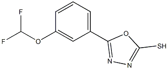 5-[3-(difluoromethoxy)phenyl]-1,3,4-oxadiazole-2-thiol Structure