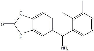 5-[amino(2,3-dimethylphenyl)methyl]-2,3-dihydro-1H-1,3-benzodiazol-2-one Structure