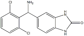 5-[amino(2,6-dichlorophenyl)methyl]-2,3-dihydro-1H-1,3-benzodiazol-2-one Structure