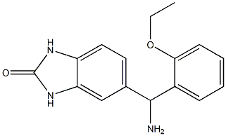 5-[amino(2-ethoxyphenyl)methyl]-2,3-dihydro-1H-1,3-benzodiazol-2-one 구조식 이미지