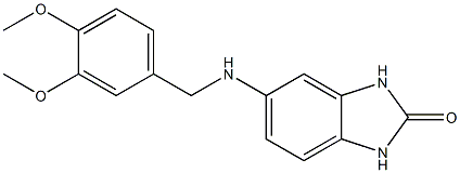 5-{[(3,4-dimethoxyphenyl)methyl]amino}-2,3-dihydro-1H-1,3-benzodiazol-2-one Structure