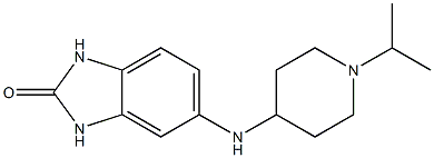 5-{[1-(propan-2-yl)piperidin-4-yl]amino}-2,3-dihydro-1H-1,3-benzodiazol-2-one Structure