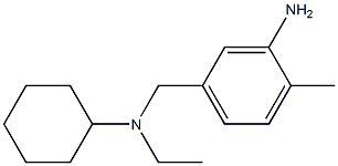 5-{[cyclohexyl(ethyl)amino]methyl}-2-methylaniline Structure