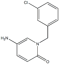 5-amino-1-[(3-chlorophenyl)methyl]-1,2-dihydropyridin-2-one 구조식 이미지