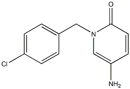 5-amino-1-[(4-chlorophenyl)methyl]-1,2-dihydropyridin-2-one 구조식 이미지