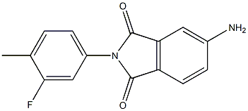 5-amino-2-(3-fluoro-4-methylphenyl)-2,3-dihydro-1H-isoindole-1,3-dione Structure