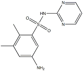 5-amino-2,3-dimethyl-N-(pyrimidin-2-yl)benzene-1-sulfonamide 구조식 이미지