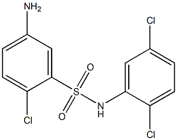 5-amino-2-chloro-N-(2,5-dichlorophenyl)benzene-1-sulfonamide Structure