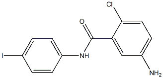 5-amino-2-chloro-N-(4-iodophenyl)benzamide 구조식 이미지