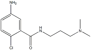 5-amino-2-chloro-N-[3-(dimethylamino)propyl]benzamide Structure