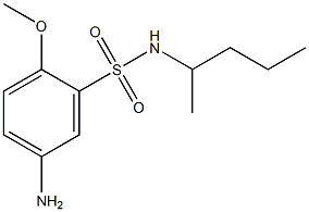 5-amino-2-methoxy-N-(pentan-2-yl)benzene-1-sulfonamide Structure