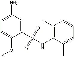 5-amino-N-(2,6-dimethylphenyl)-2-methoxybenzene-1-sulfonamide Structure