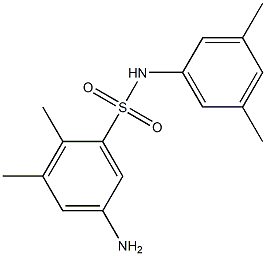 5-amino-N-(3,5-dimethylphenyl)-2,3-dimethylbenzene-1-sulfonamide 구조식 이미지