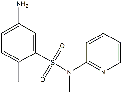 5-amino-N,2-dimethyl-N-(pyridin-2-yl)benzene-1-sulfonamide Structure