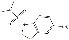 5-amino-N,N-dimethyl-2,3-dihydro-1H-indole-1-sulfonamide 구조식 이미지