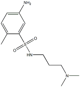 5-amino-N-[3-(dimethylamino)propyl]-2-methylbenzene-1-sulfonamide Structure