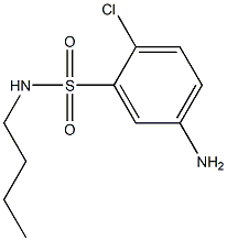 5-amino-N-butyl-2-chlorobenzene-1-sulfonamide 구조식 이미지