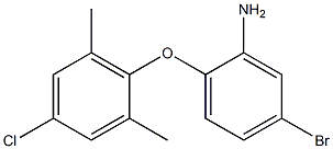 5-bromo-2-(4-chloro-2,6-dimethylphenoxy)aniline 구조식 이미지