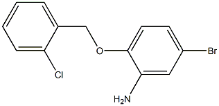 5-bromo-2-[(2-chlorophenyl)methoxy]aniline 구조식 이미지