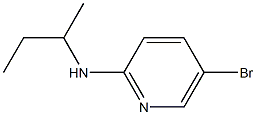 5-bromo-N-(butan-2-yl)pyridin-2-amine 구조식 이미지