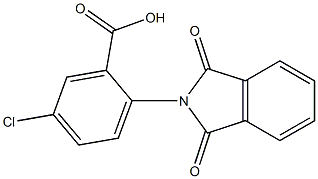 5-chloro-2-(1,3-dioxo-2,3-dihydro-1H-isoindol-2-yl)benzoic acid 구조식 이미지