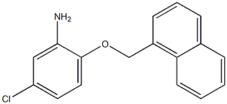 5-chloro-2-(naphthalen-1-ylmethoxy)aniline Structure
