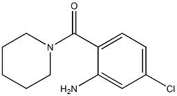 5-chloro-2-(piperidin-1-ylcarbonyl)aniline Structure