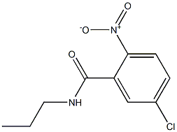 5-chloro-2-nitro-N-propylbenzamide Structure