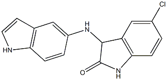 5-chloro-3-(1H-indol-5-ylamino)-2,3-dihydro-1H-indol-2-one Structure