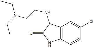 5-chloro-3-{[2-(diethylamino)ethyl]amino}-2,3-dihydro-1H-indol-2-one Structure