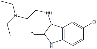 5-chloro-3-{[2-(diethylamino)ethyl]amino}-2,3-dihydro-1H-indol-2-one 구조식 이미지