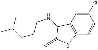 5-chloro-3-{[3-(dimethylamino)propyl]amino}-2,3-dihydro-1H-indol-2-one 구조식 이미지