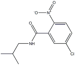 5-chloro-N-(2-methylpropyl)-2-nitrobenzamide 구조식 이미지