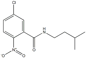 5-chloro-N-(3-methylbutyl)-2-nitrobenzamide Structure