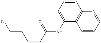 5-chloro-N-(quinolin-5-yl)pentanamide 구조식 이미지