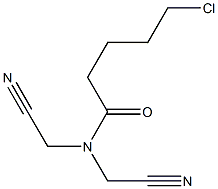 5-chloro-N,N-bis(cyanomethyl)pentanamide Structure