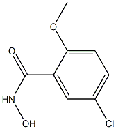 5-chloro-N-hydroxy-2-methoxybenzamide 구조식 이미지