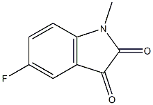 5-fluoro-1-methyl-2,3-dihydro-1H-indole-2,3-dione Structure